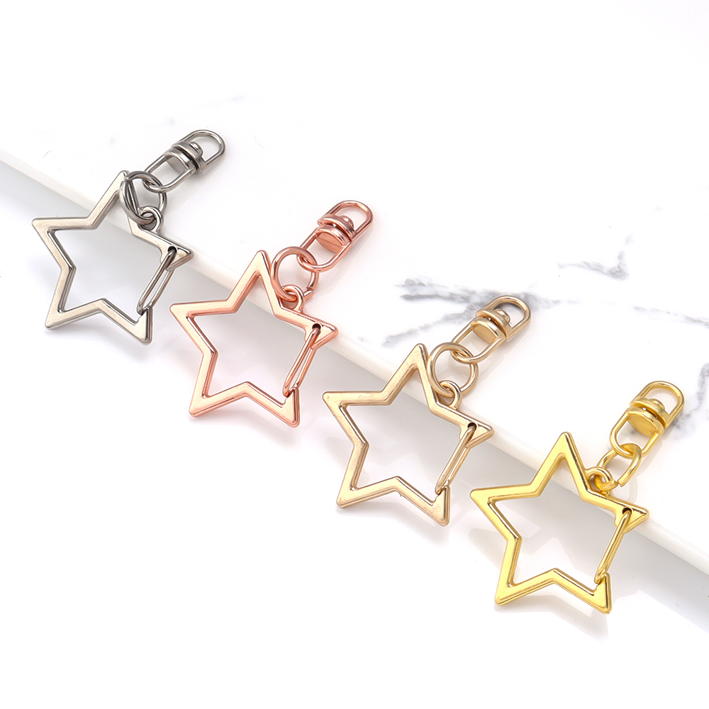 Art Craft Gifts - 10 Pezzi Moschettone a Stella in