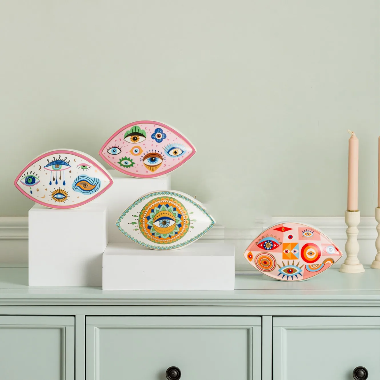 Art Craft New Year - Artigianato artistico in ceramica creativa Decorazioni