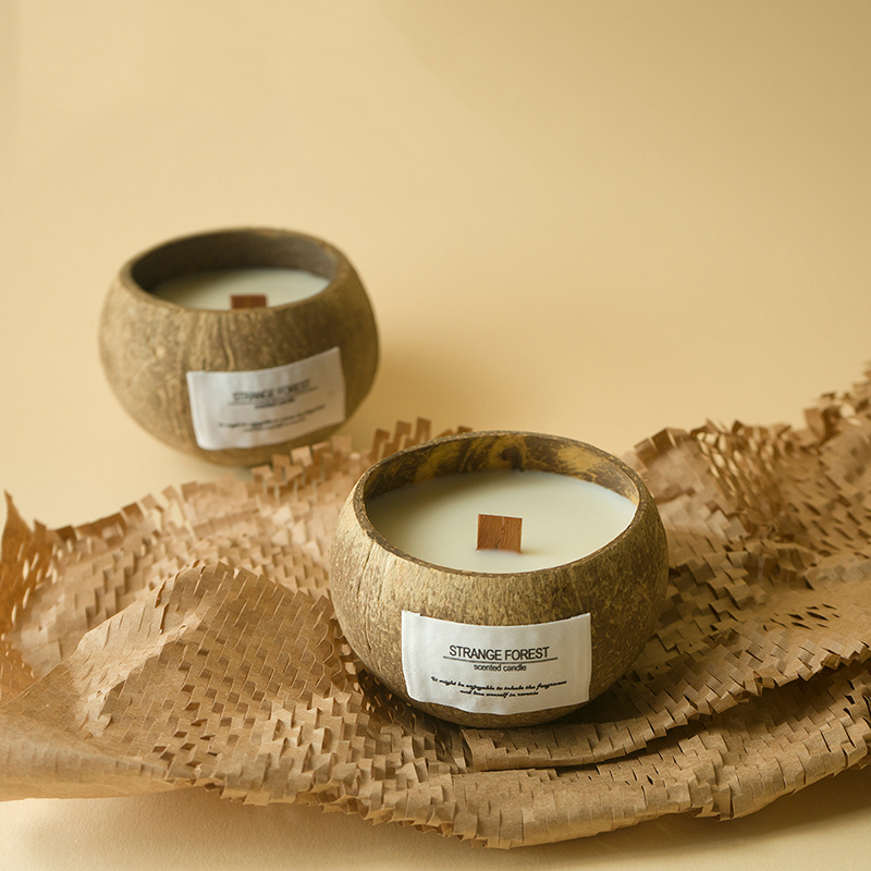 Soy Candle Fragrance Oil - Candela per aromaterapia con guscio di