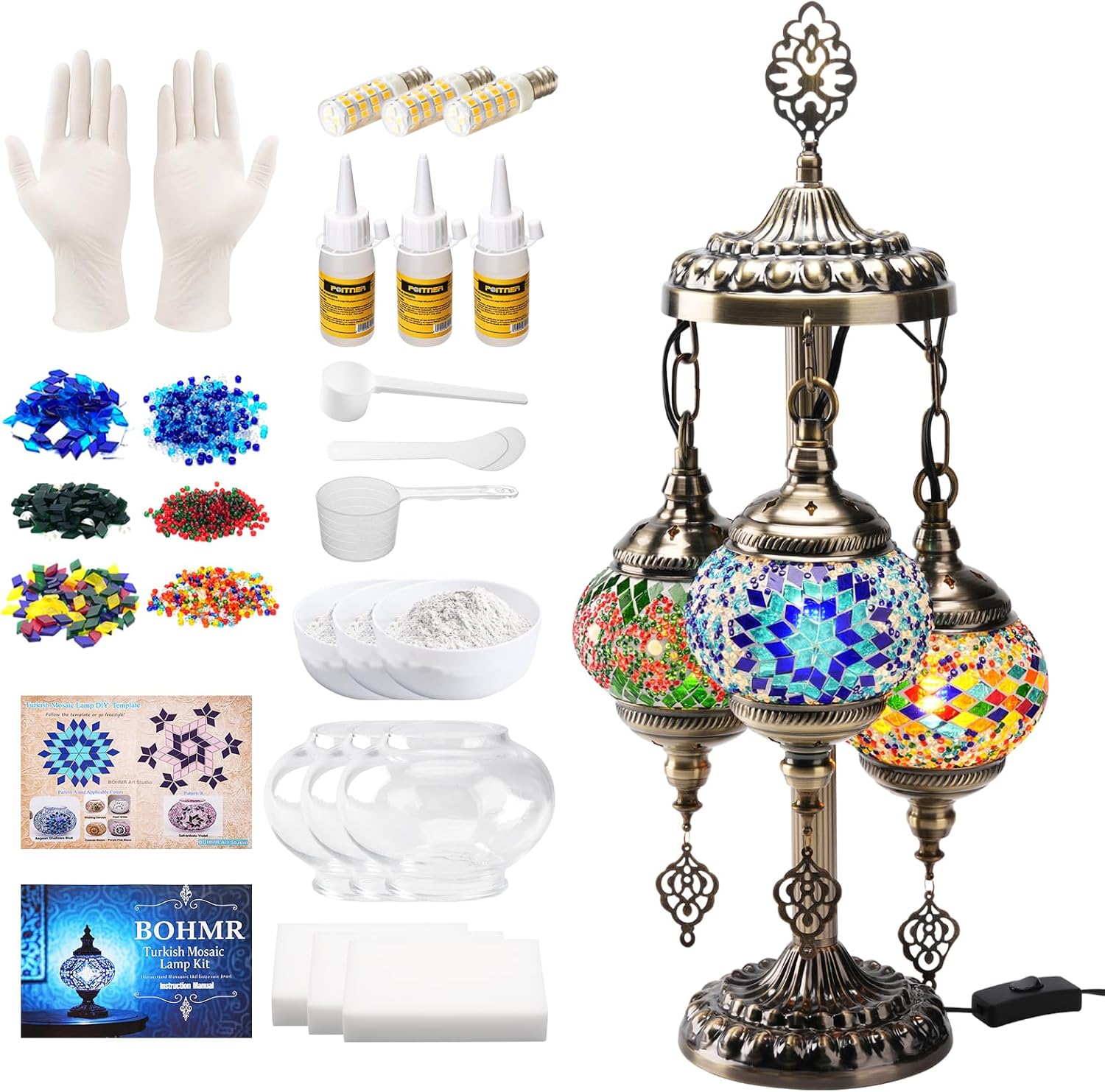 Art Craft Diy - Kit Fai-da-Te per Lampada Turca a