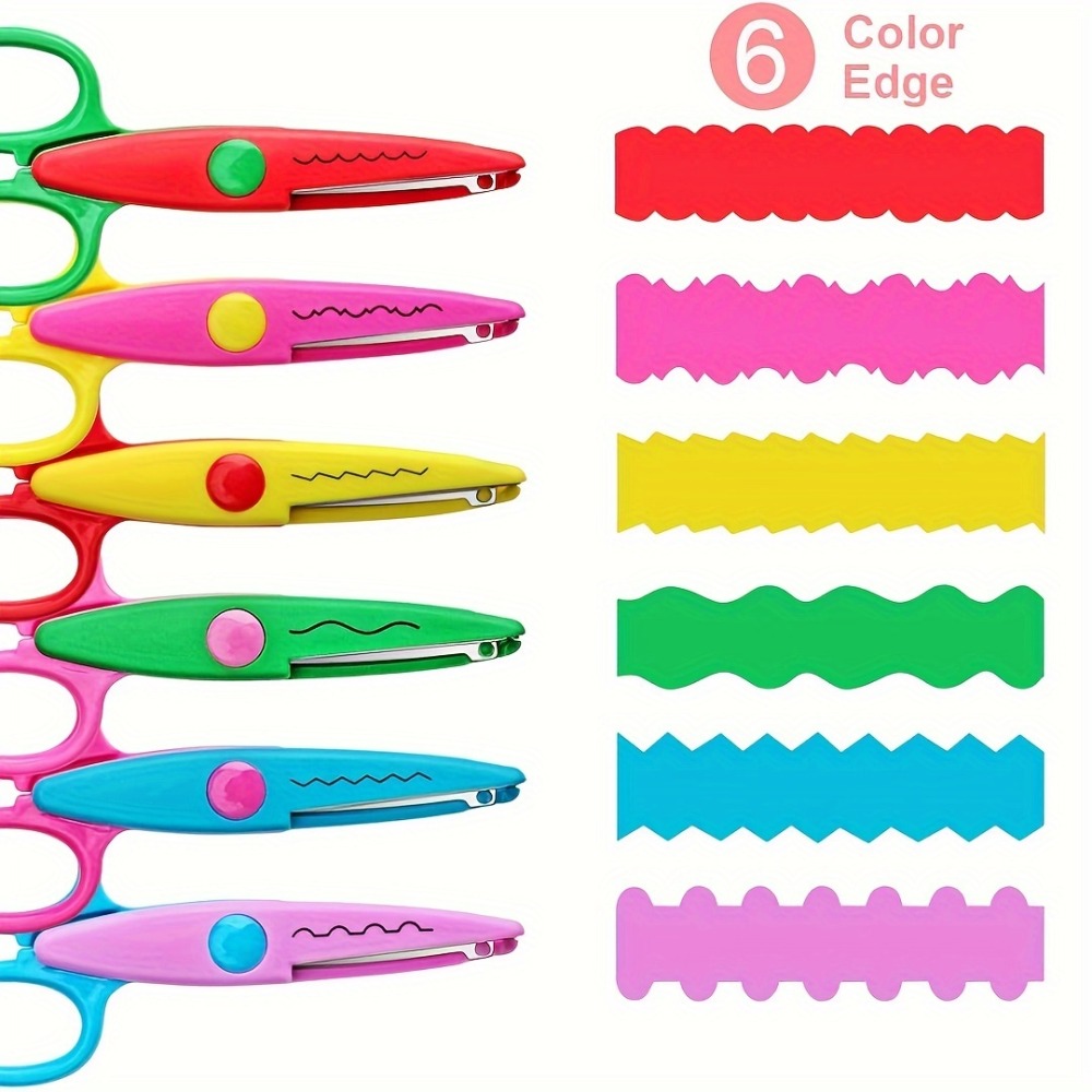 Art Craft 4 Years Old - 6 pezzi/set forbici ondulate decorative -