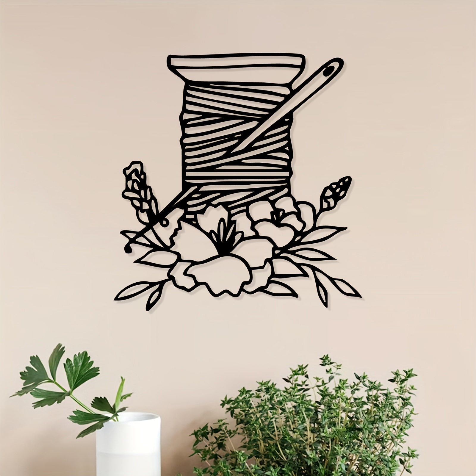 Art Craft Mother'S Day - Scultura Murale Floreale in Metallo a
