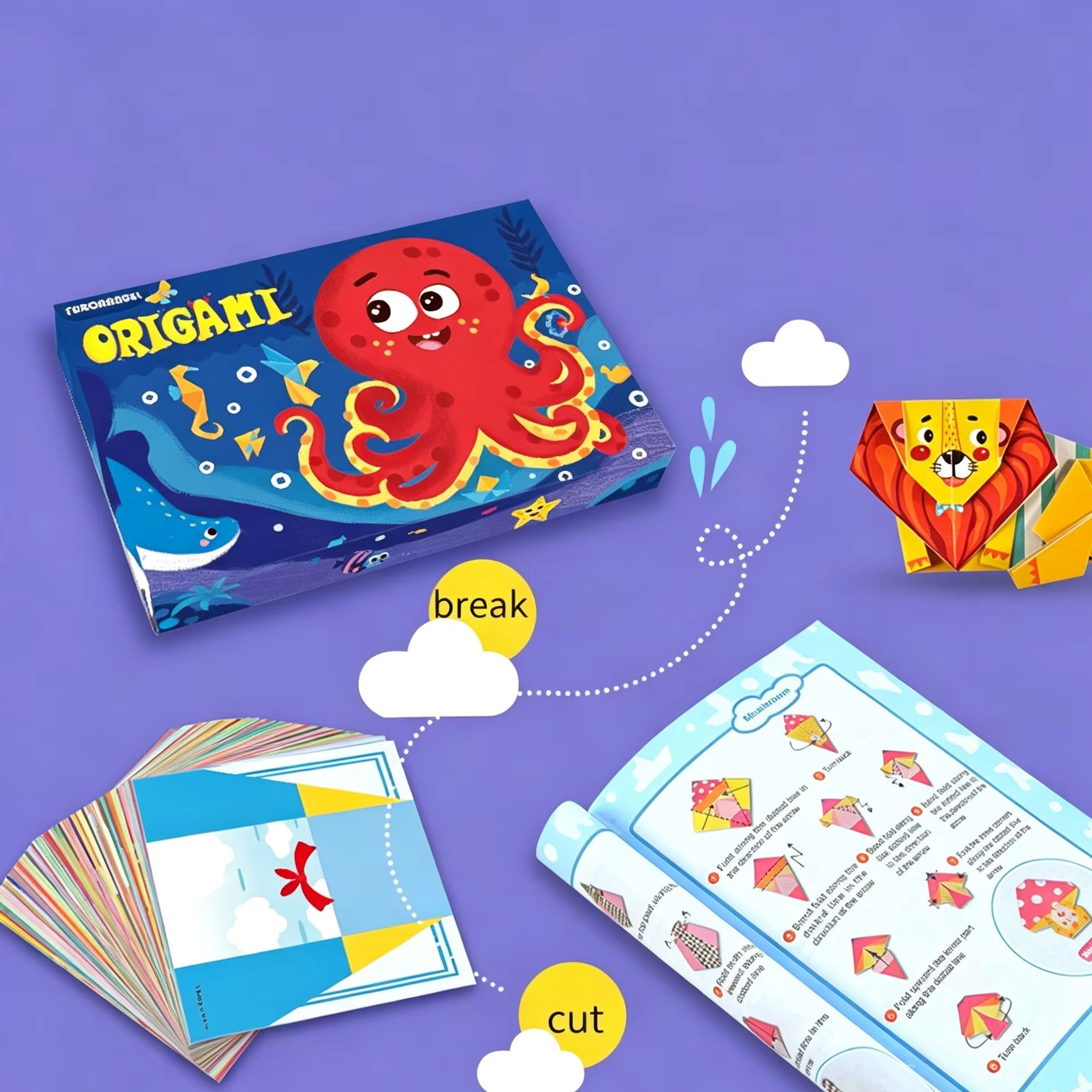 Art Craft 4 Years Old - 108 Pagine di Carta per Origami