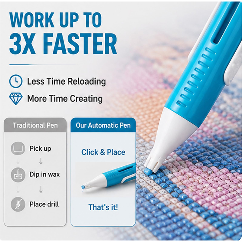 Diamond Painting Kit - Distributore automatico di perline per pittura
