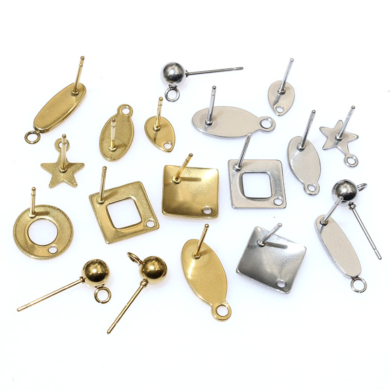 Art Craft Diy - 20pcs orecchini a bottone artigianali in