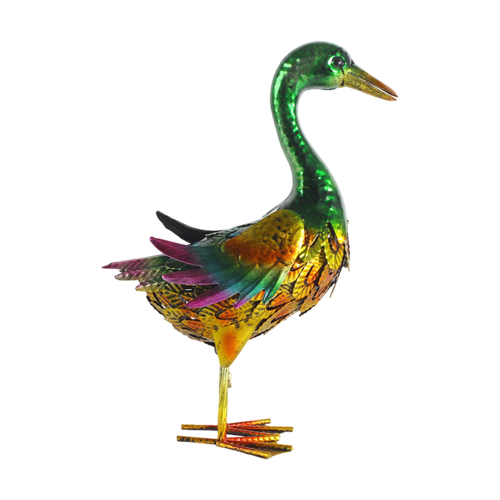 Art Craft Duck - Statuetta animale realistica in ferro con