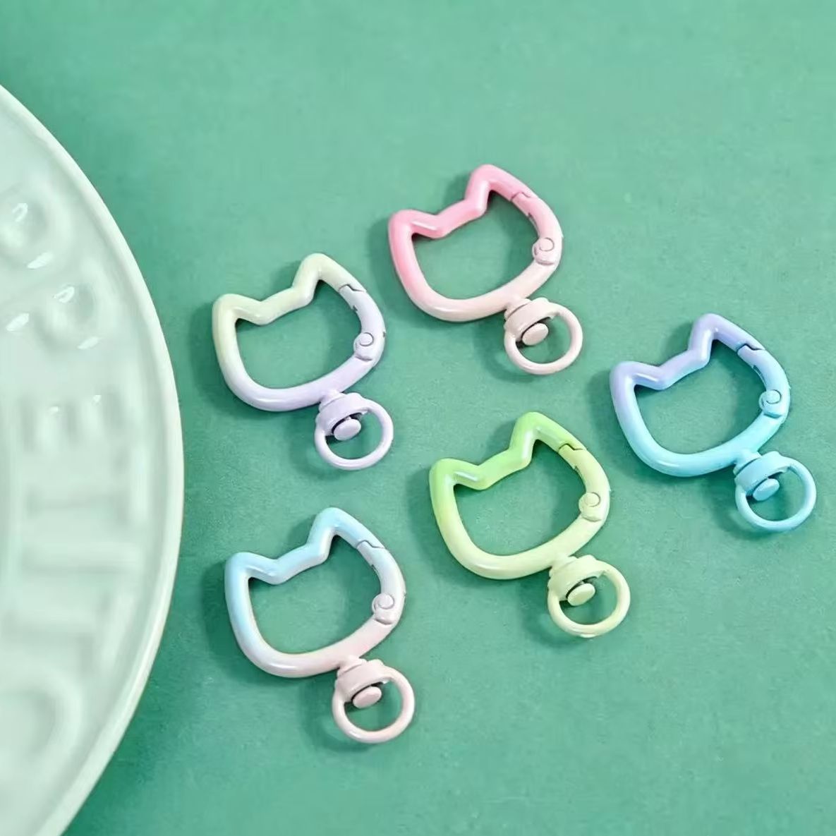 Art Craft Diy - 5-10 Pezzi Moschettone Portachiavi a Forma