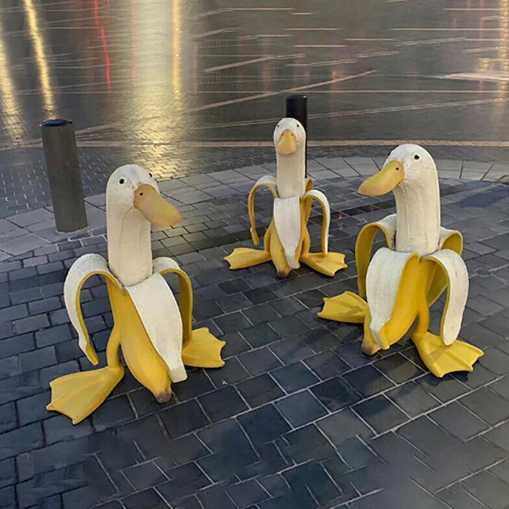 Banana Duck Decorazioni da gia - Art Craft Duck recensione e prezzo