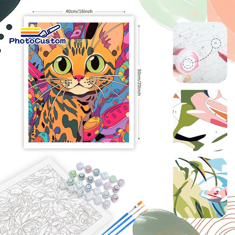 PhotoCustom Dipinto a Numeri G - Art Craft Easy Ideas recensione e prezzo