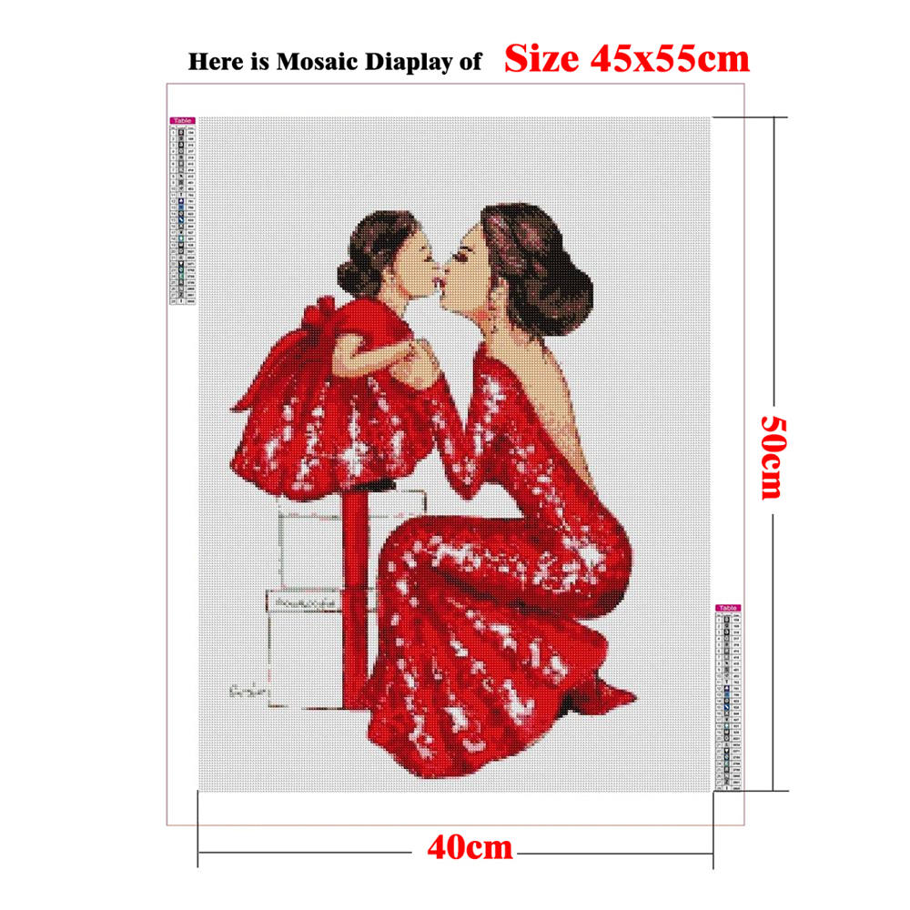 Madre figlia arte Hobby 5D pit - Art Craft Mother'S Day recensione e prezzo
