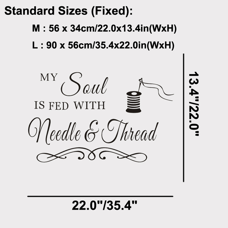Adesivo da parete My Soul Need - Art Craft Quotes recensione e prezzo