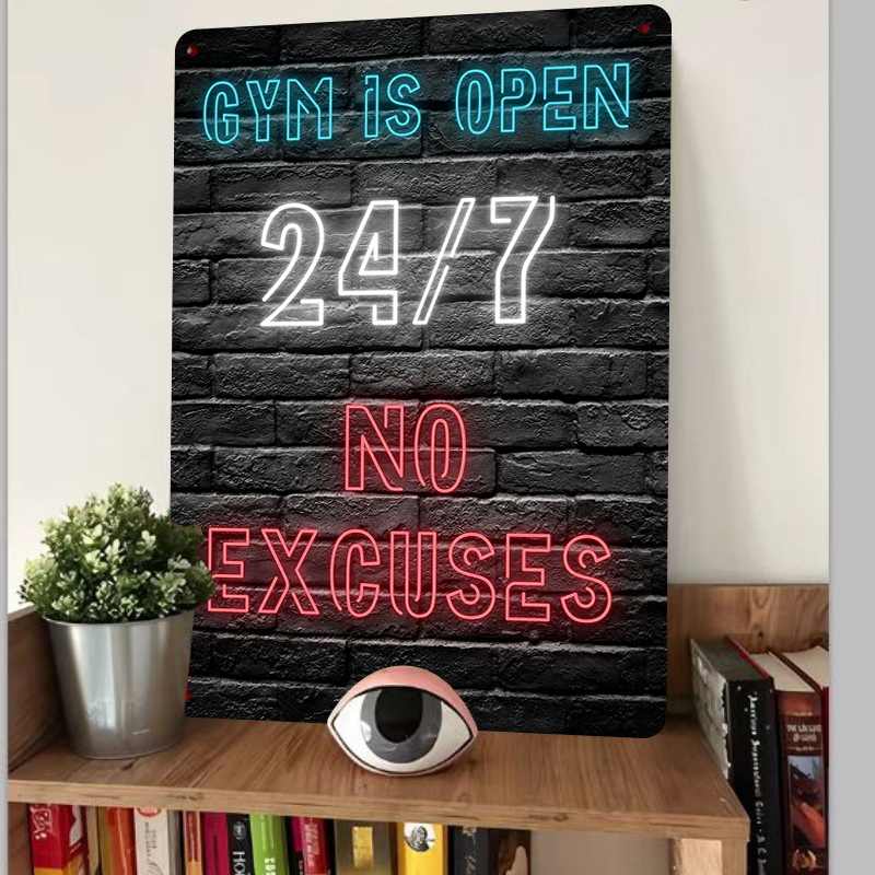 Palestra 24 7 Effetto al neon  - Art Craft Quotes recensione e prezzo