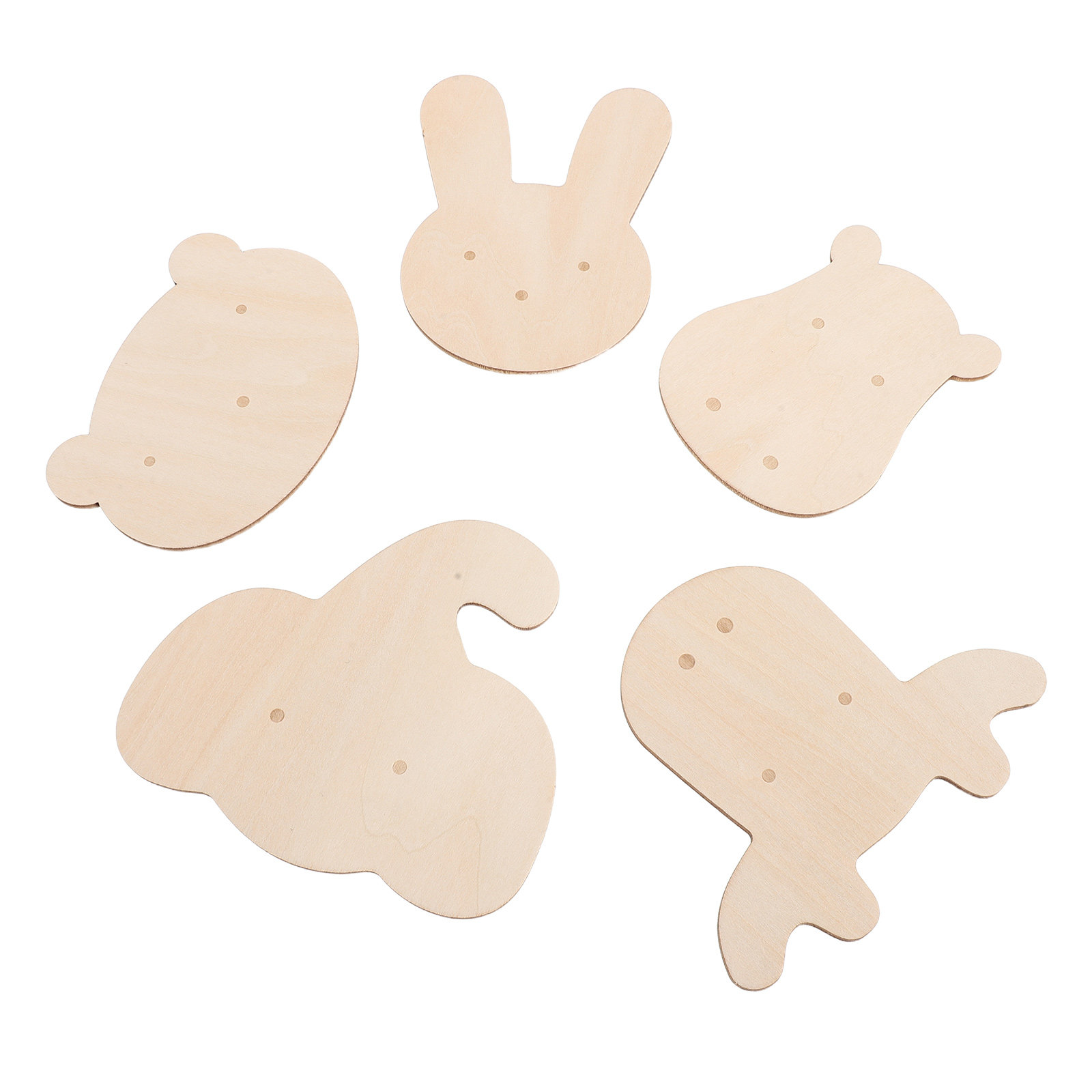 5 Pezzi Adesivi Murali in Legn - Art And Craft For Nursery recensione e prezzo