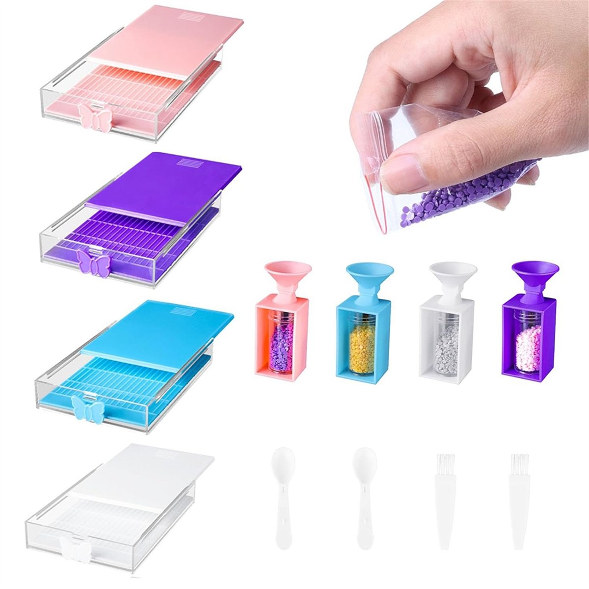 ABNH Set di 12 Vassoi Impilabi - Art Craft Kite recensione e prezzo