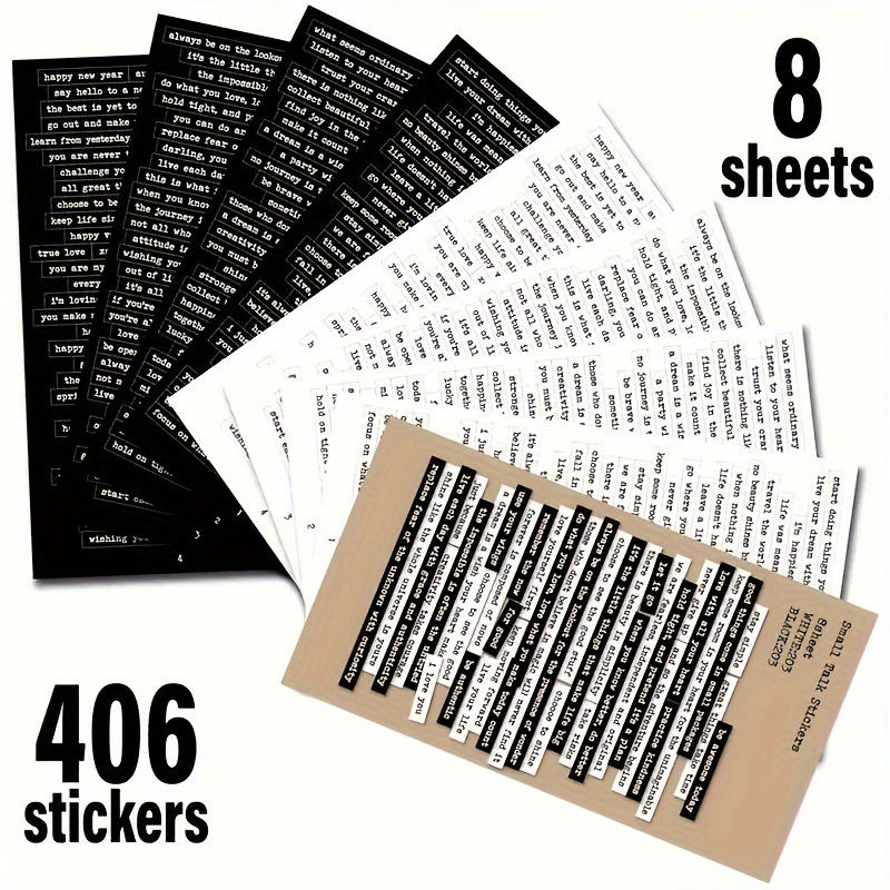 406 adesivi con citazione ispi - Art Craft Quotes recensione e prezzo