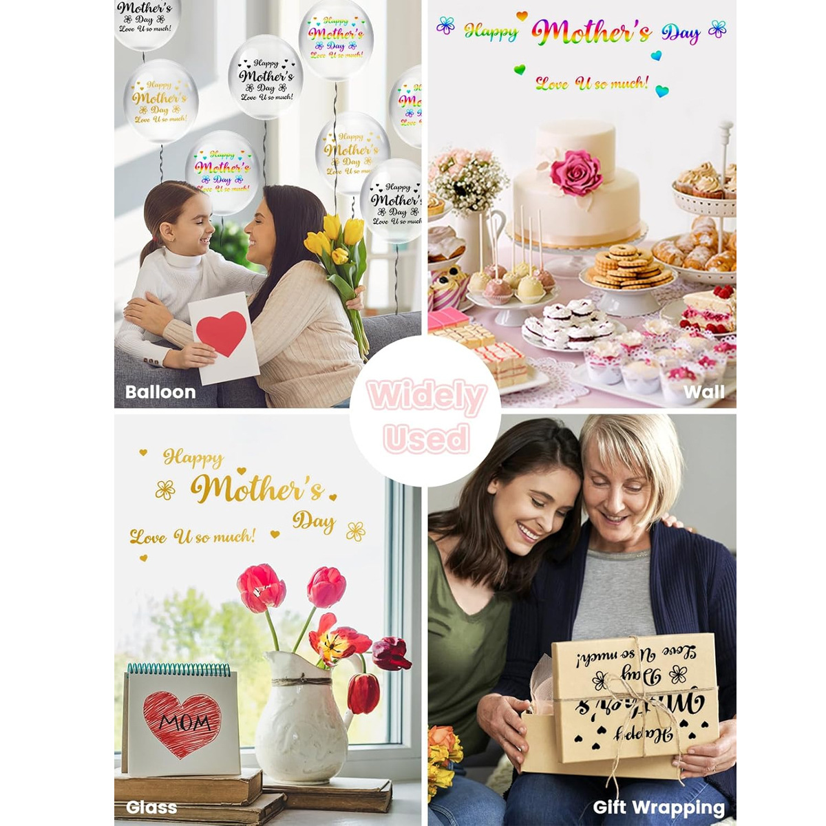 Adesivi per Palloncini Festa d - Art Craft Mother'S Day recensione e prezzo