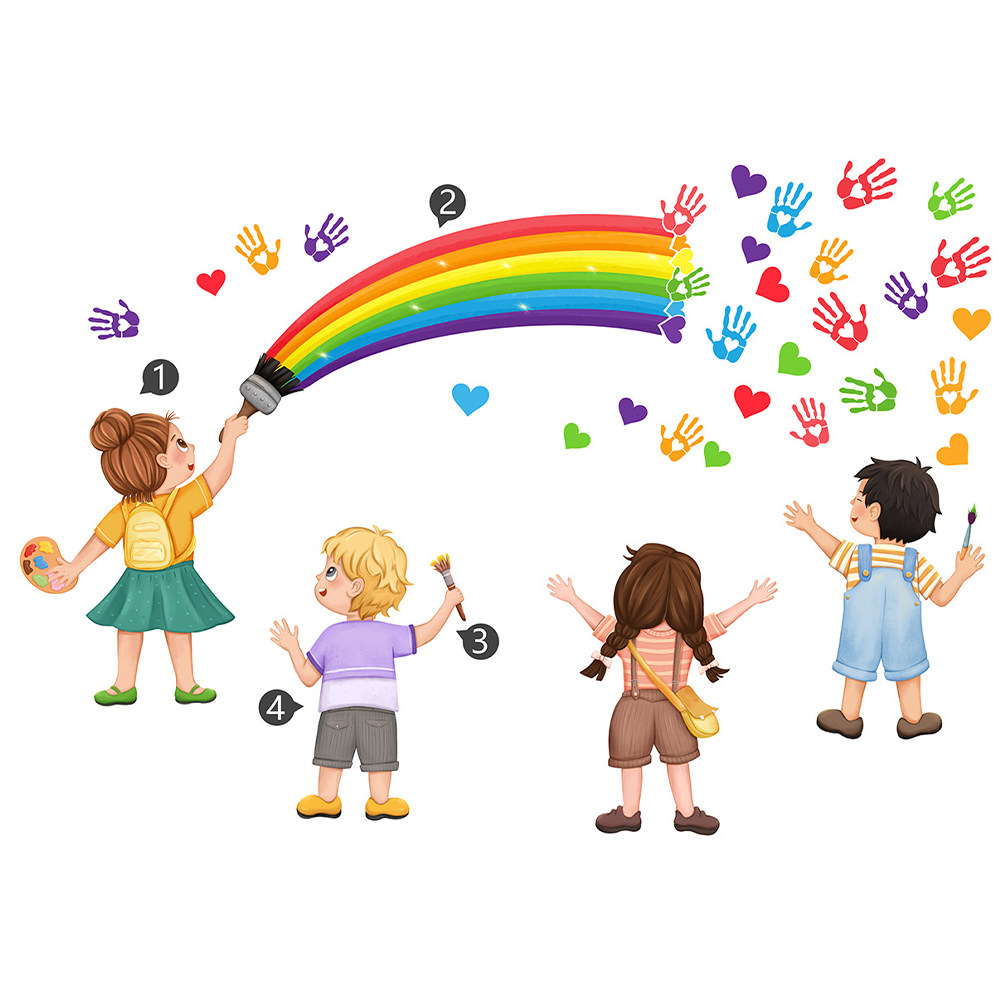 Decorazione Murale Arcobaleno  - Art And Craft For Nursery recensione e prezzo