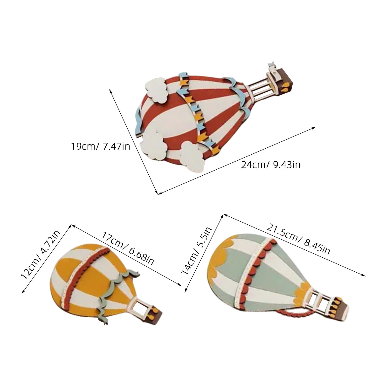 Set di 3 Decorazioni da Parete - Art And Craft For Nursery recensione e prezzo